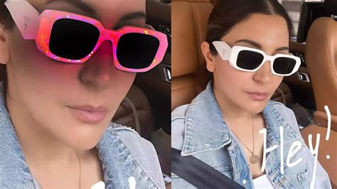 The cost of Anushka Sharma's stylish sturdy white sunglasses in 